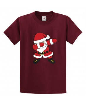 Dabbing Santa Classic Unisex Kids and Adults T-Shirt for Christmas